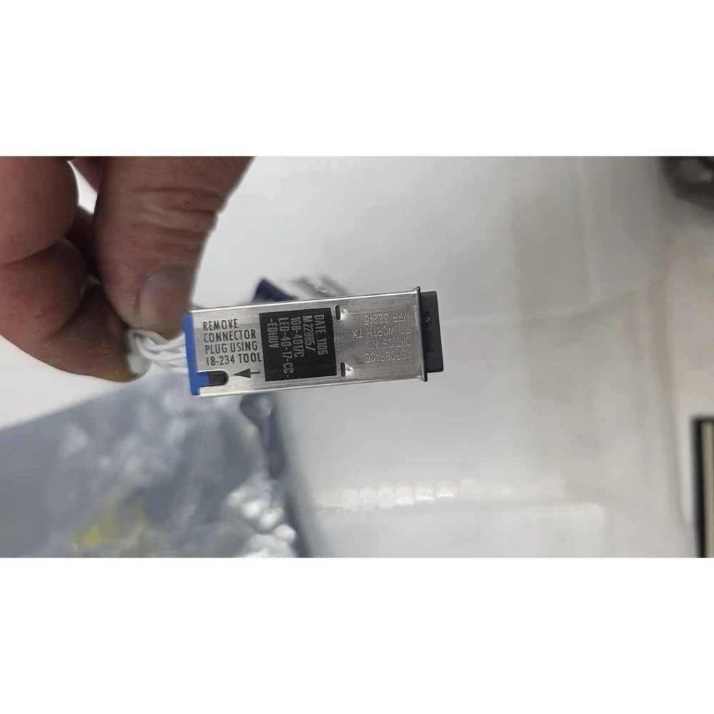 M22885-1084017H Aerospace Optics Illuminated Push Switch (Stuck Switch)